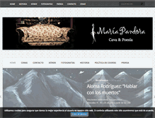 Tablet Screenshot of mariapandora.com